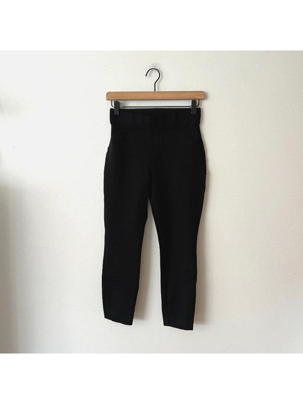 SPANX Perfect Black Skinny Backseam Ankle Pants Women's Size Small Petite